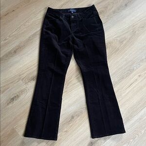 Talbots Black Corduroy Trousers ‘Curvy’ Petites Size 4p